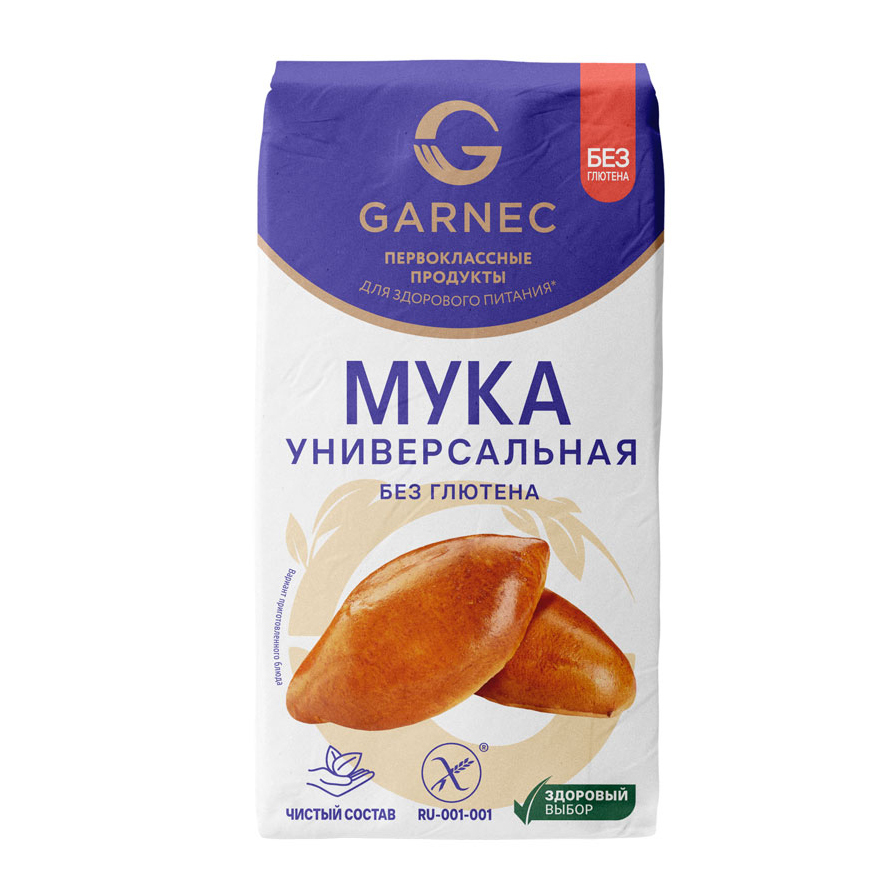 Гарнец Мука универсальная без глютена