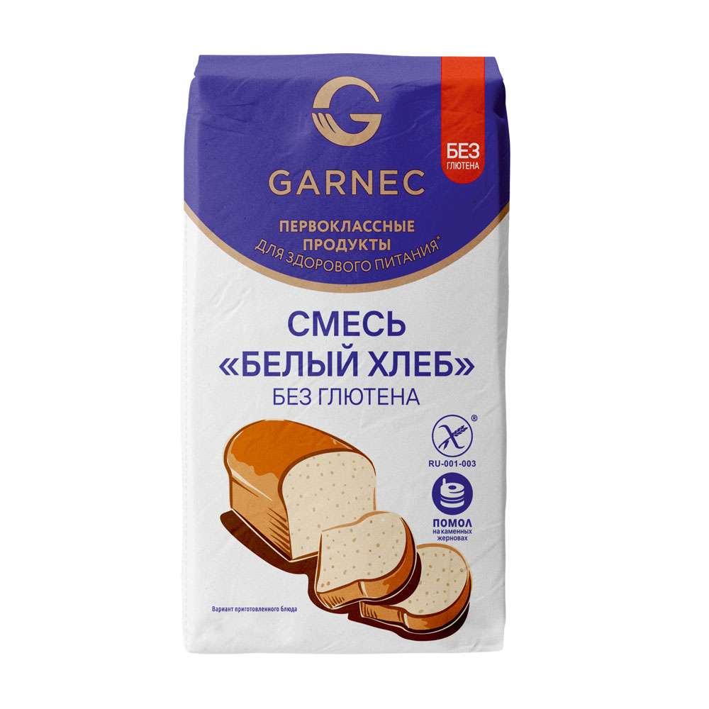 Гарнец Смесь «Белый хлеб» без глютена