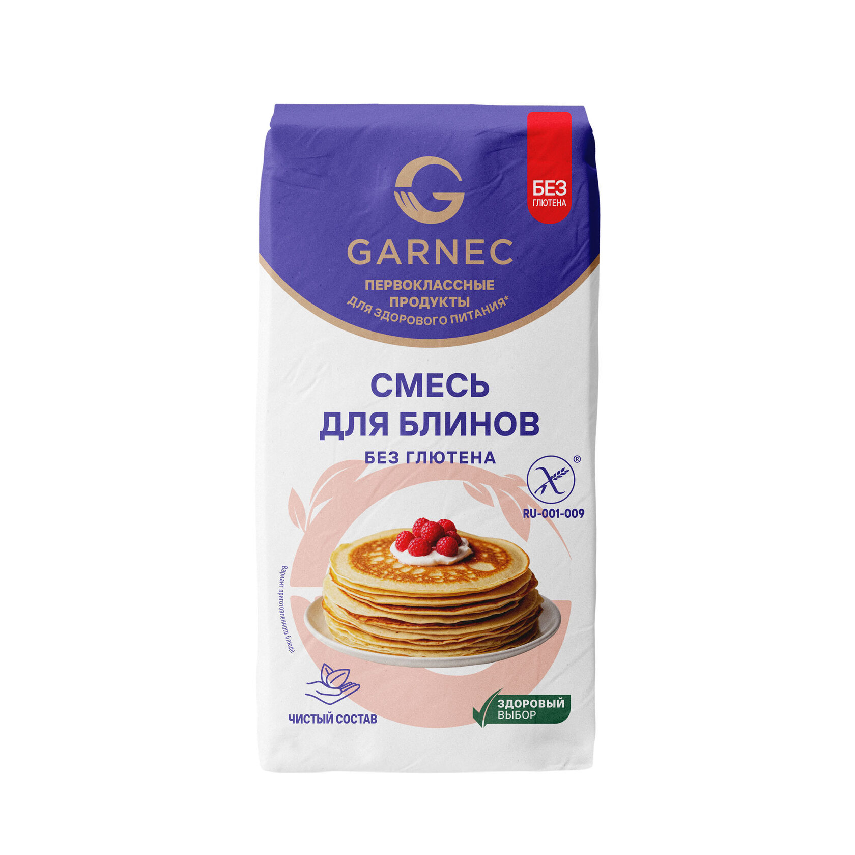 Гарнец Смесь для блинов без глютена
