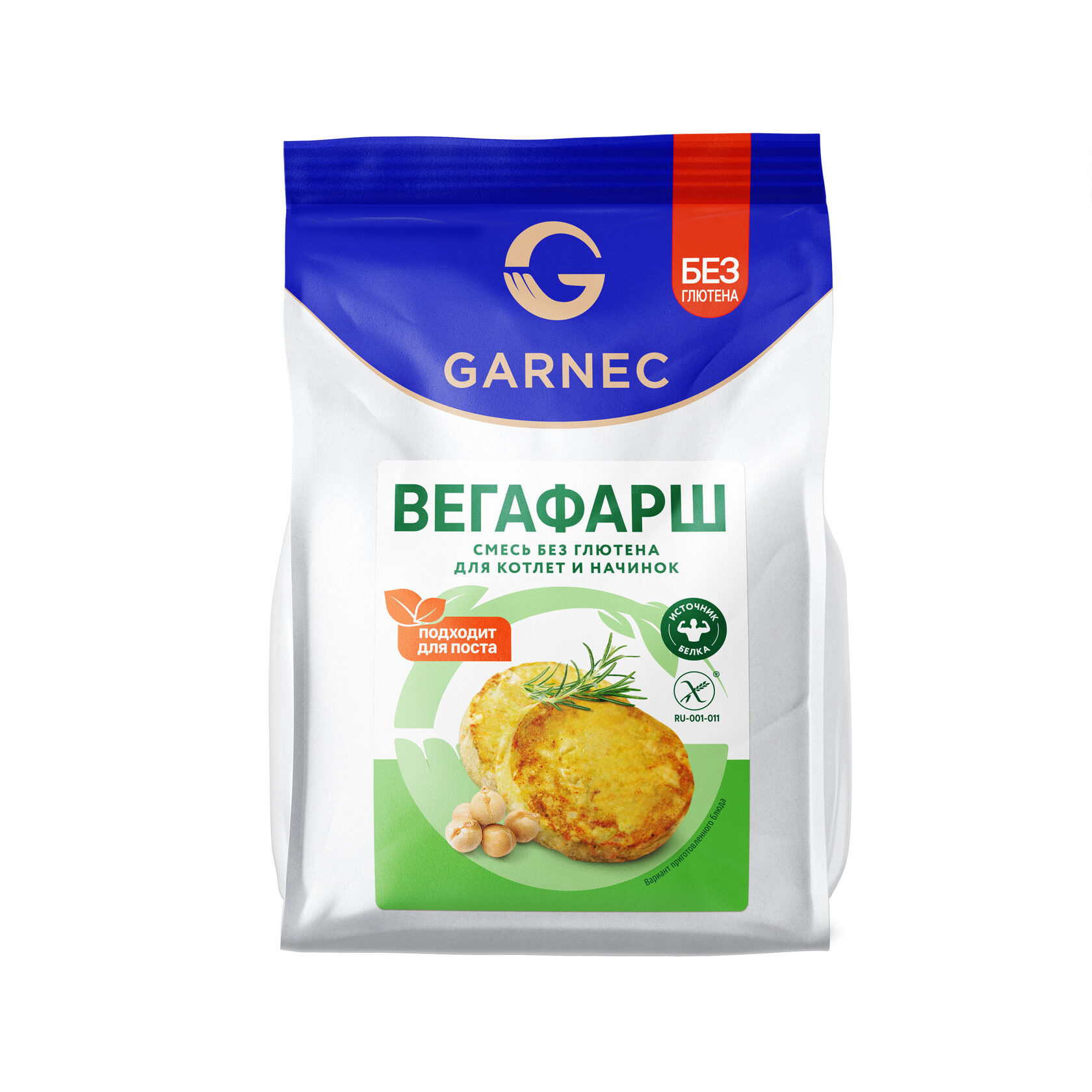 Гарнец Смесь для приготовления вегетарианских котлет "ВЕГАФАРШ" без глютена