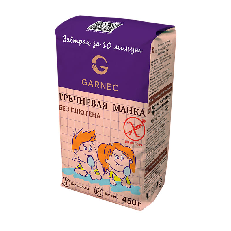 Гарнец Крупка гречневая "Гречневая манка"