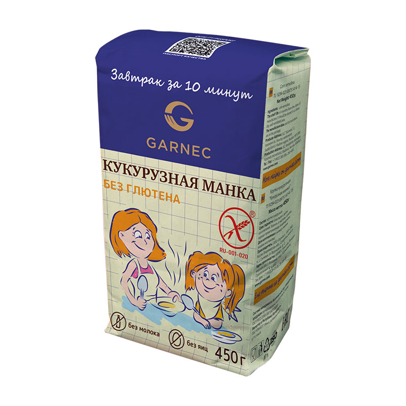 Гарнец Крупка кукурузная "Кукурузная манка"
