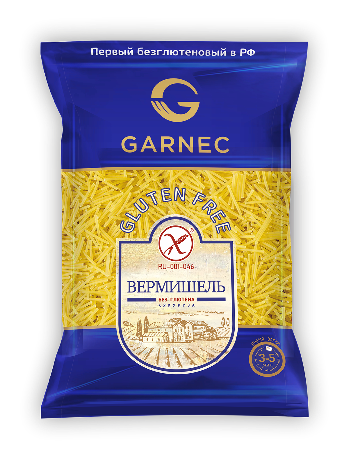Гарнец Макаронные изделия без глютена: вермишель