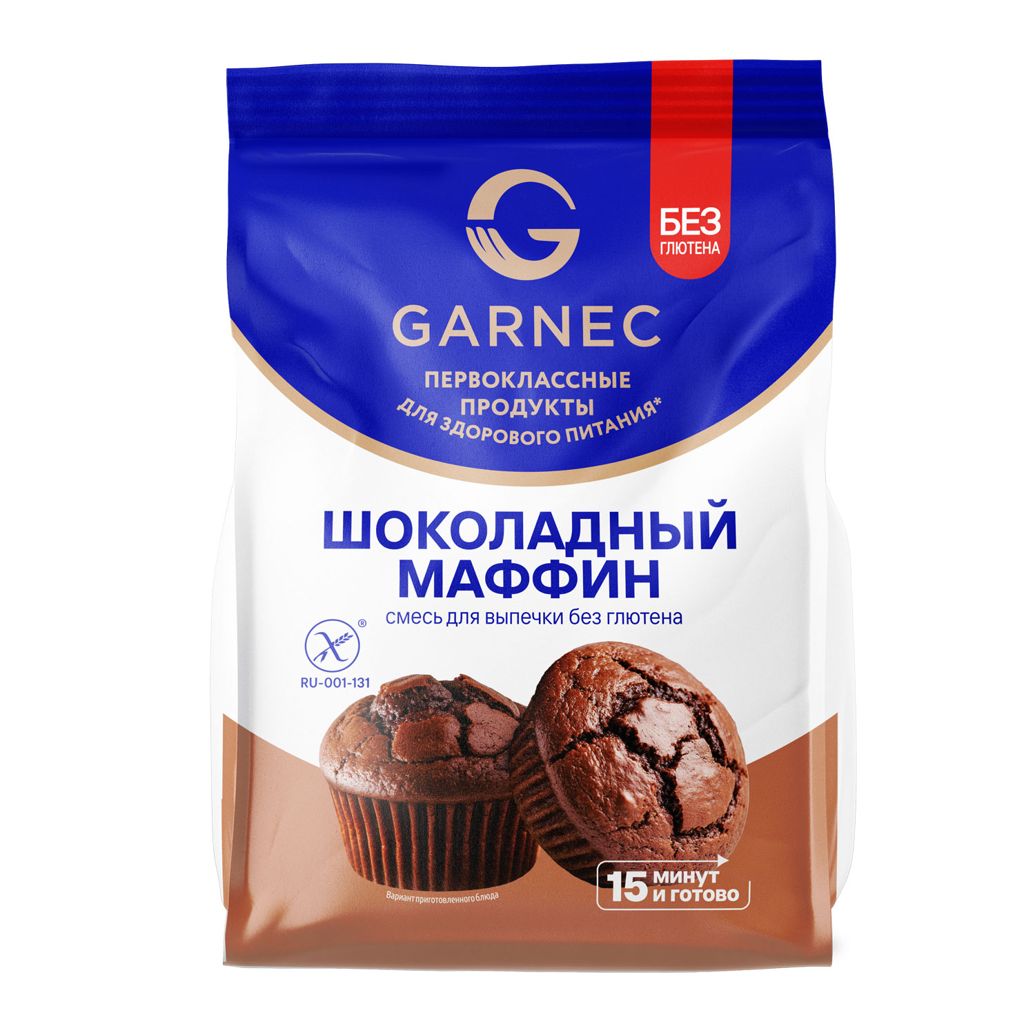 Гарнец Смесь для выпечки "Шоколадный мафин"