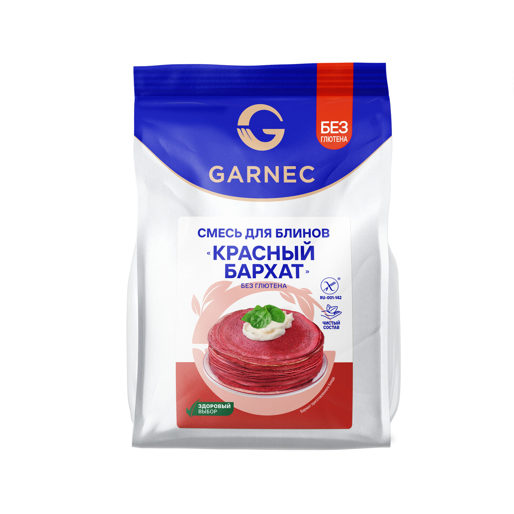 Гарнец Смесь для блинов "Красный бархат"