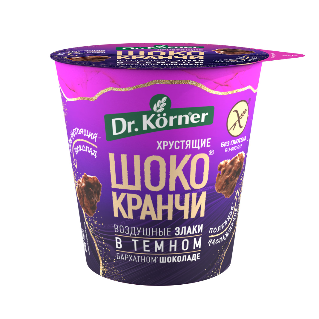 Dr. Körner «Шококранчи» гречневые в темном шоколаде