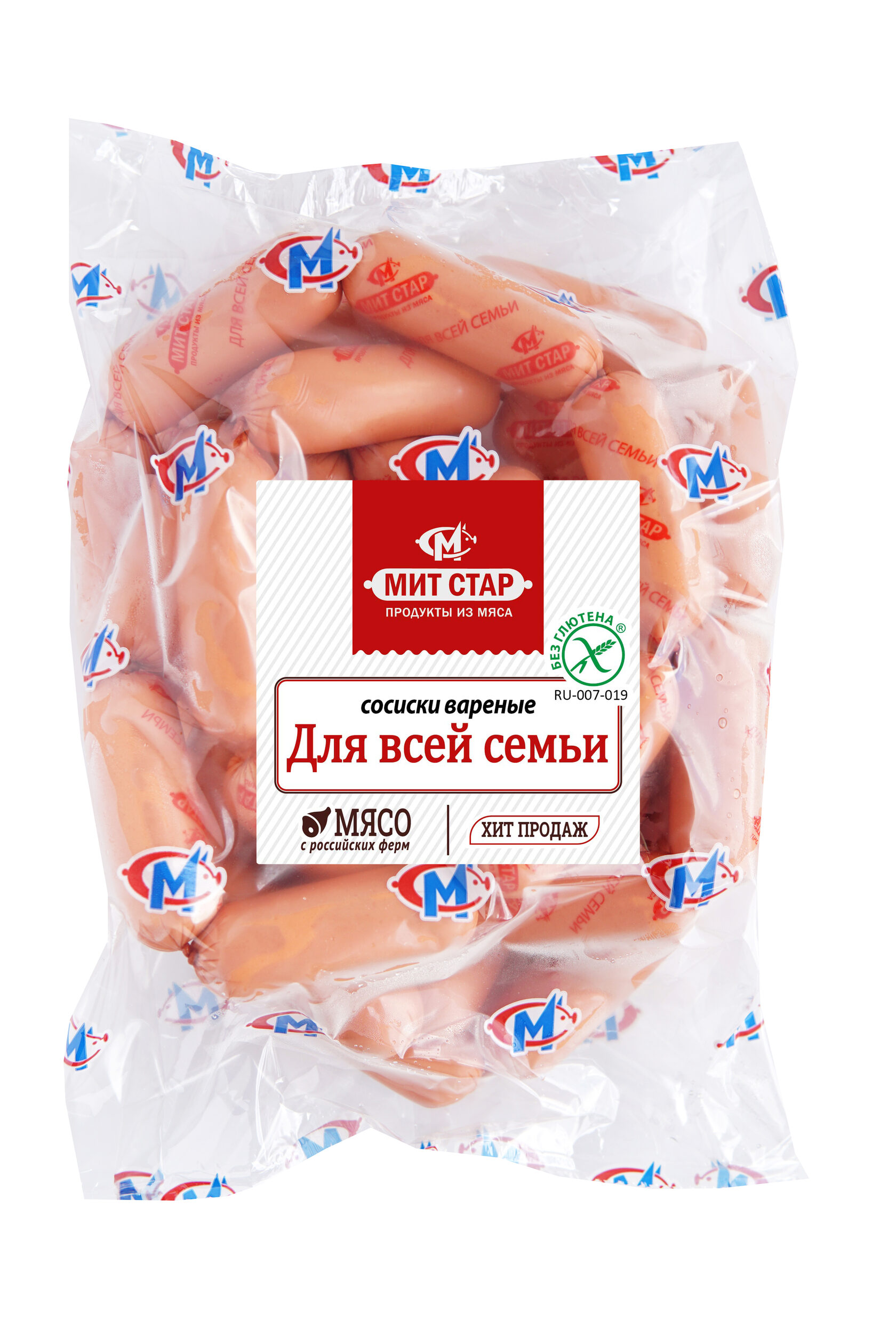 Мит Стар Сосиски вареные «Для всей семьи»
