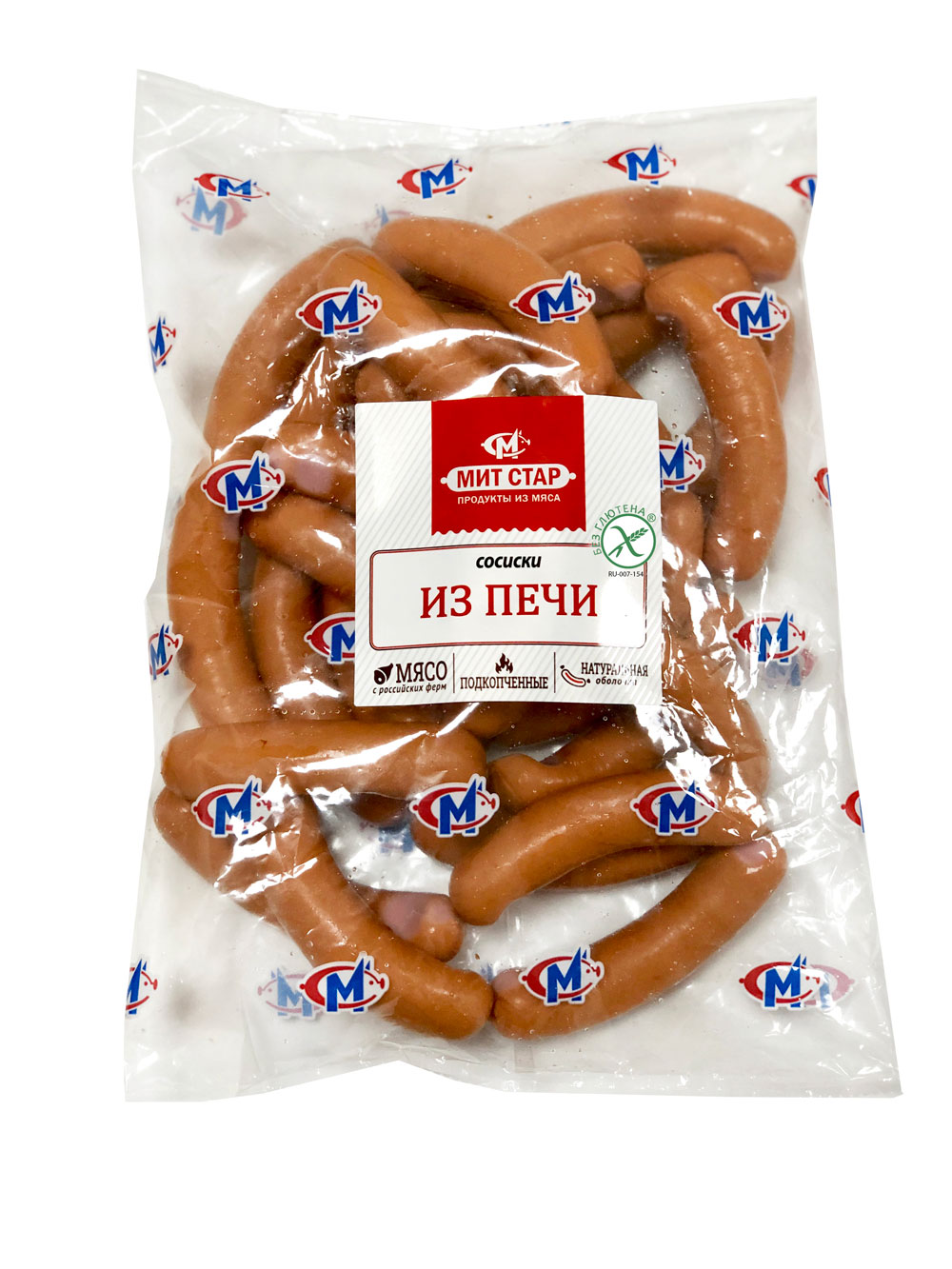 Мит Стар Сосиски вареные "Из печи"