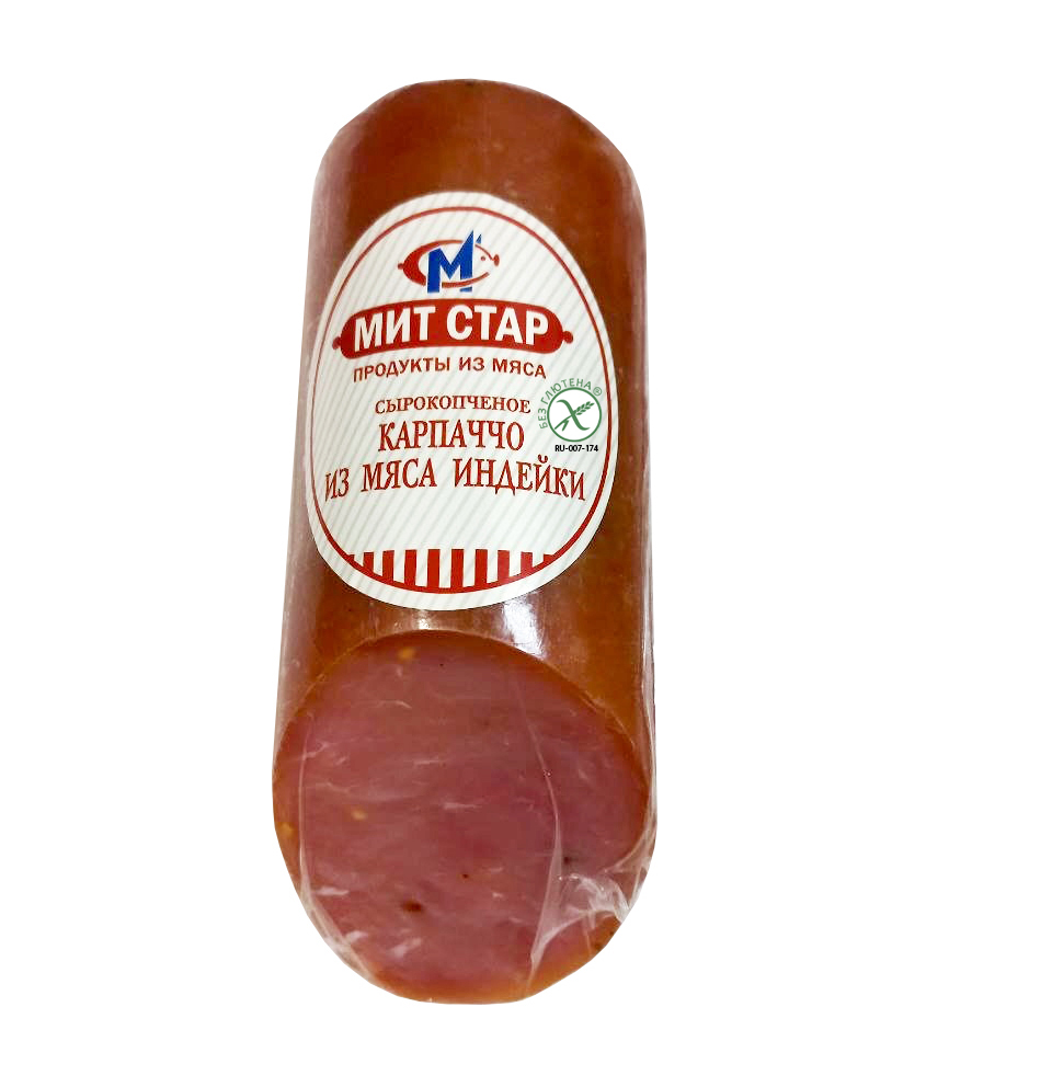 Мит Стар Карпаччо из мяса индейки с/к