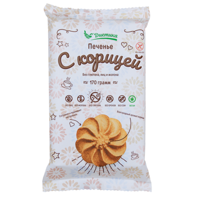 Диетика Печенье сдобное с корицей
