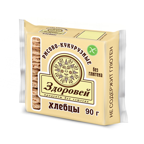 Здоровей Хлебцы хрустящие рисово-кукурузные