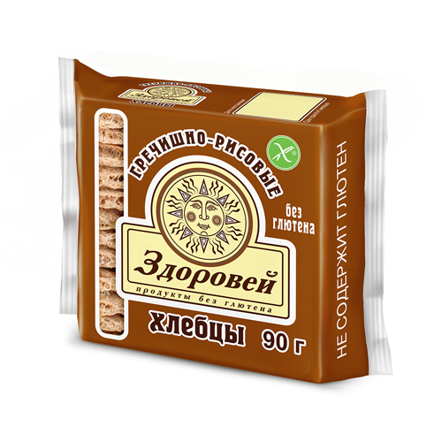 Здоровей Хлебцы хрустящие гречишно-рисовые