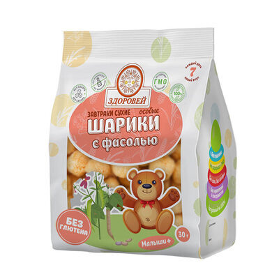 Здоровей Шарики «Особые» с фасолью