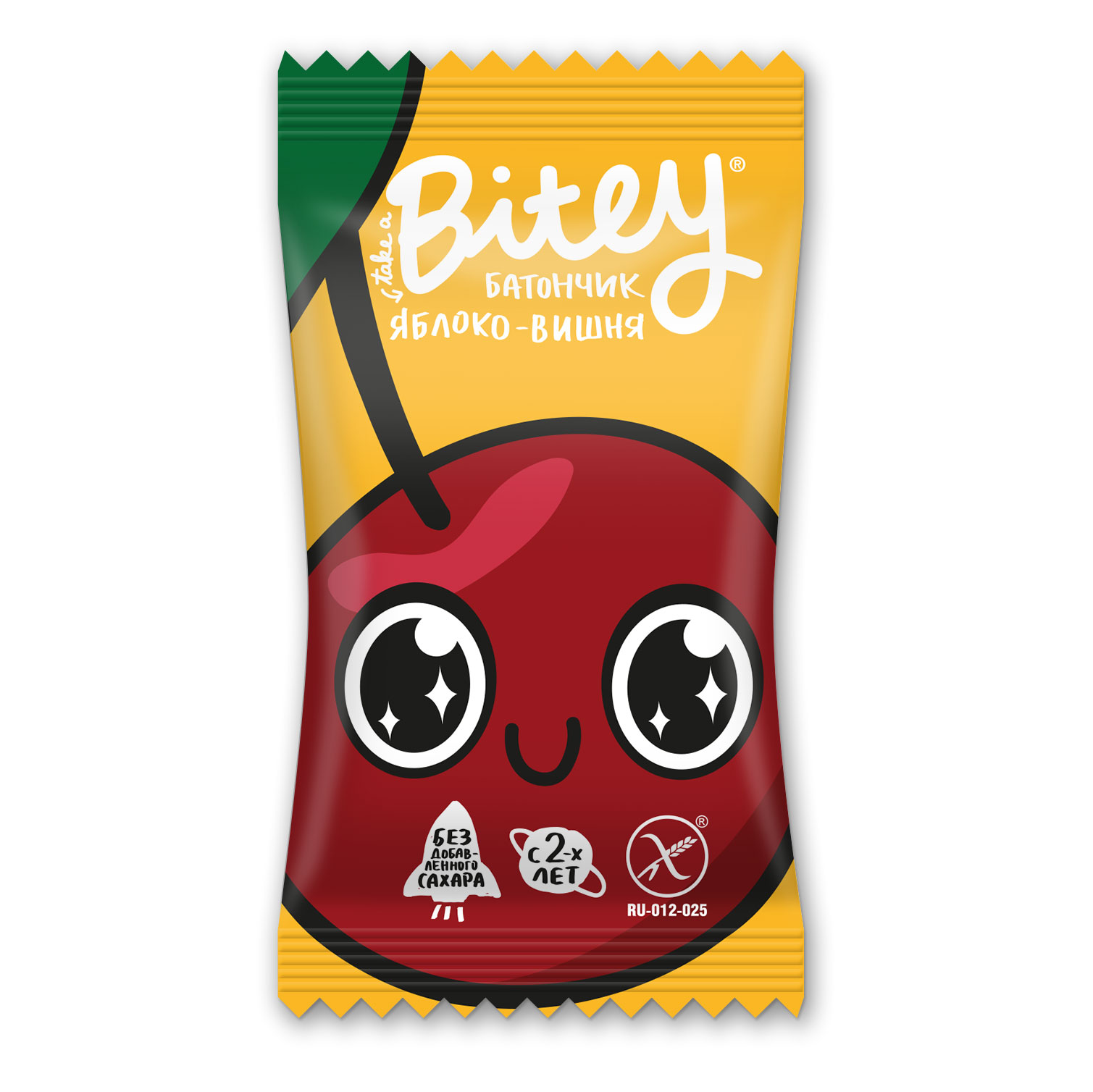 Take a Bite Батончик фруктово-ягодный «Яблоко-Вишня» для питания детей старше 24 месяцев