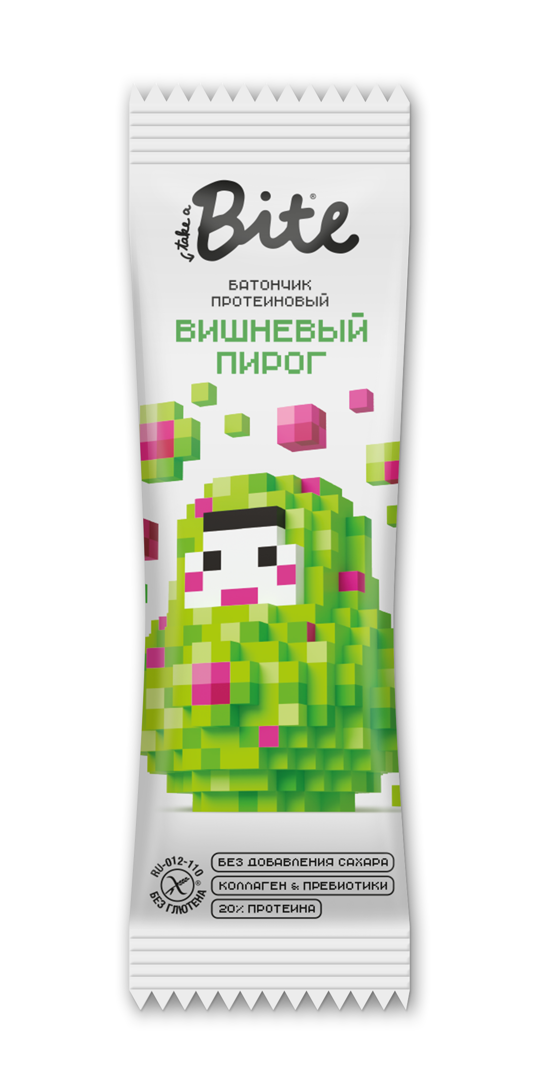 Take a Bite Батончик протеиновый глазированный со вкусом «Вишневый пирог»