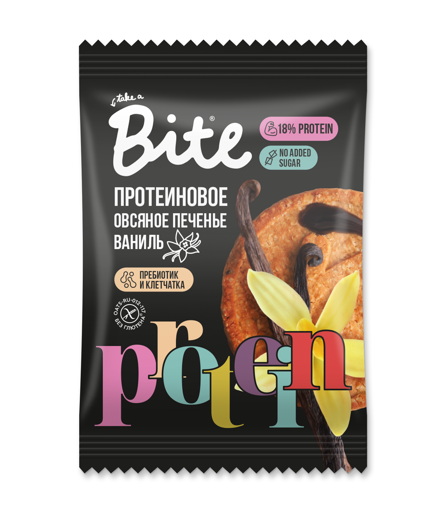 Take a Bite Печенье овсяное протеиновое с ванилью