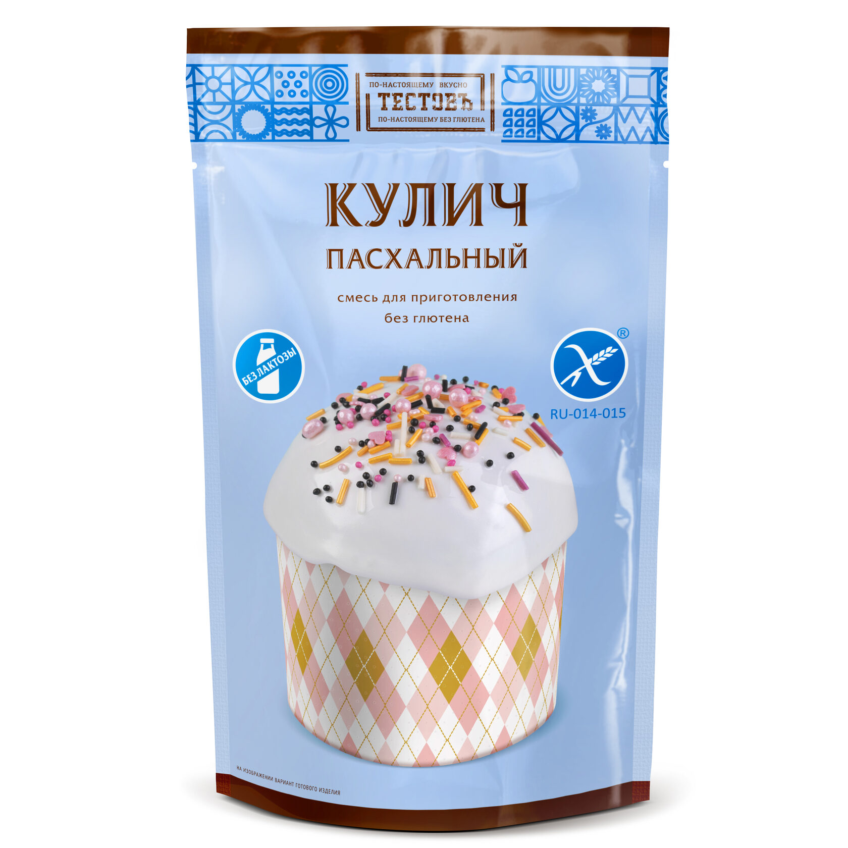 Тестовъ Смесь для приготовления пасхального кулича (безглютеновая)