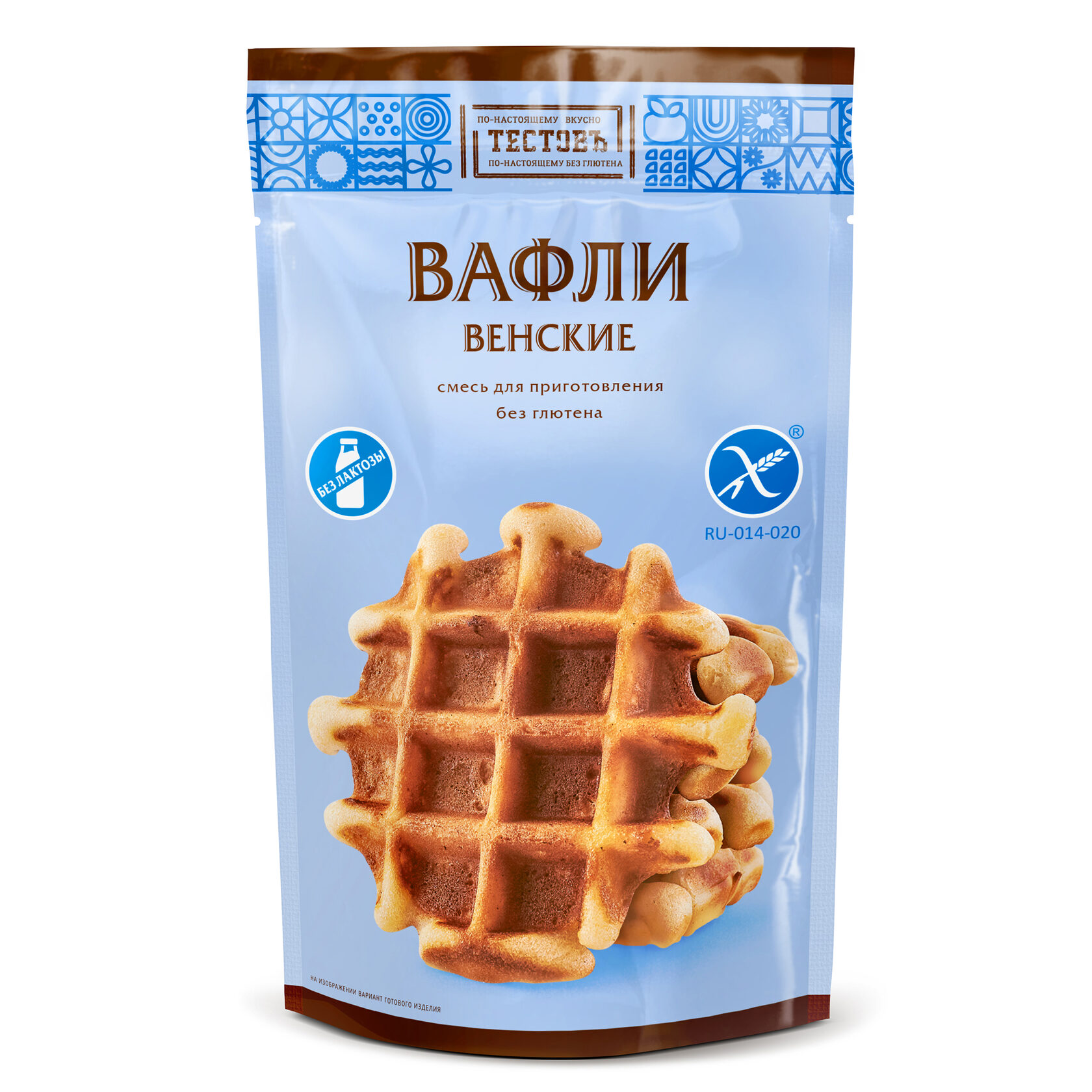 Тестовъ Смесь для приготовления вафель «Вафли венские» (безглютеновая)