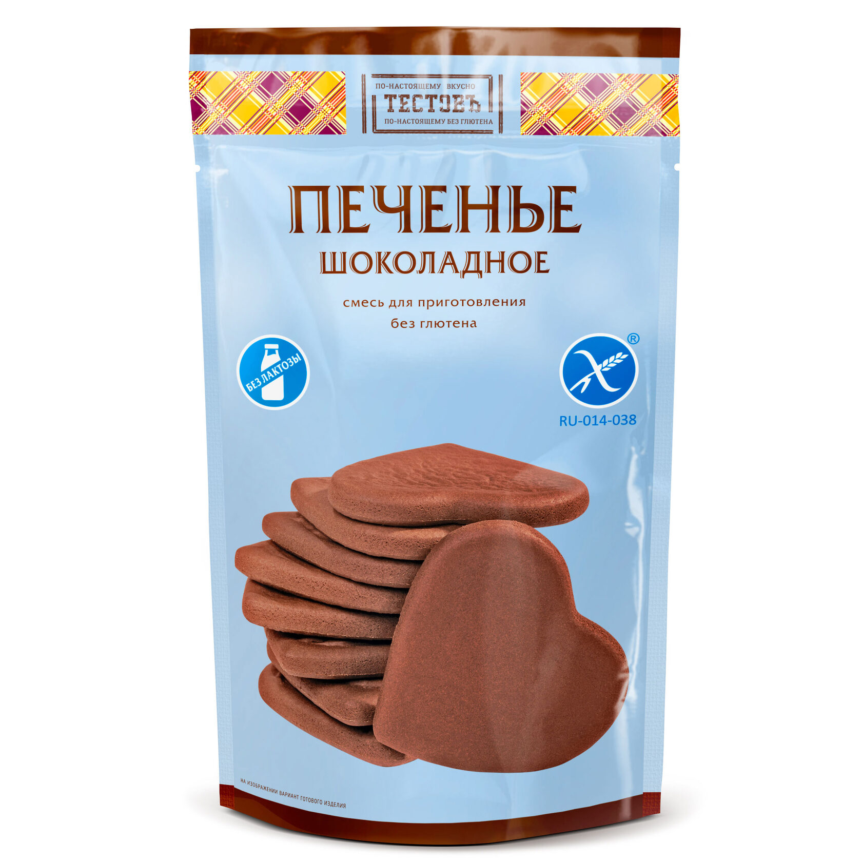 Тестовъ Смесь для приготовления печенья "Печенье шоколадное" (безглютеновая)