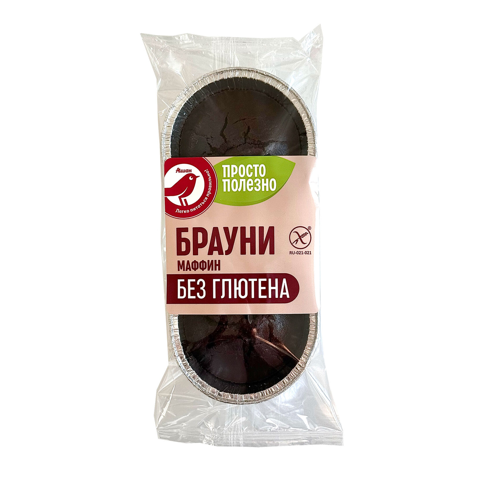 Evopit Ашан. Брауни-Маффин без глютена