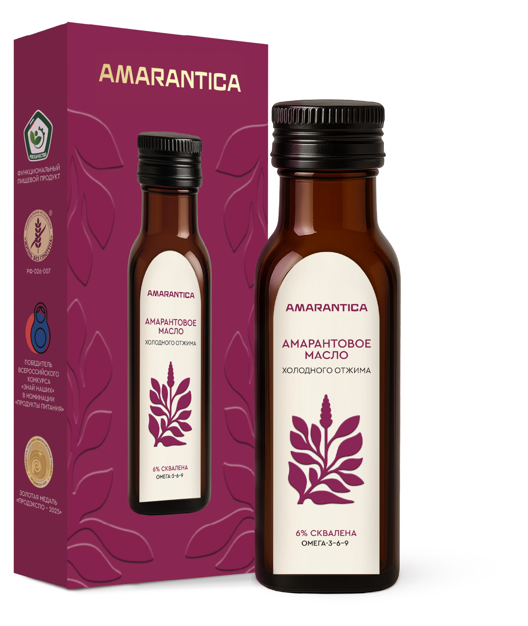 Amarancho Масло амарантовое нерафинированное ТМ "Amarantica"