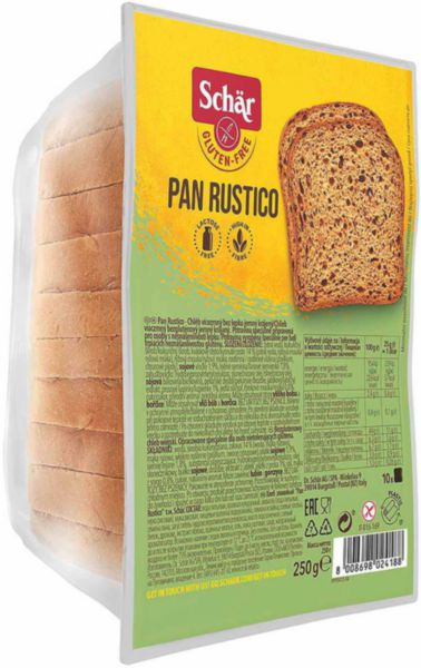 Dr. Schär Хлеб темный деревенский в нарезке без глютена Pan Rustico