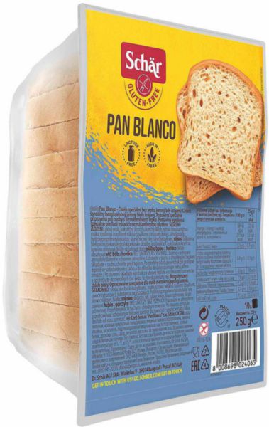 Dr. Schär Хлеб белый формовой в нарезке без глютена Pan Blanco