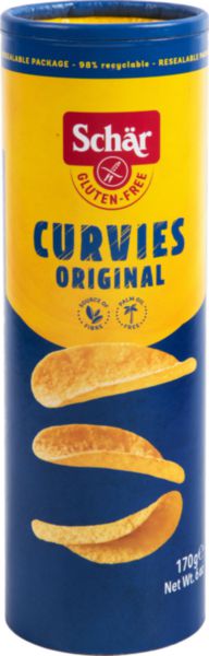 Dr. Schär Чипсы хрустящие без глютена оригинальные Curvies Original