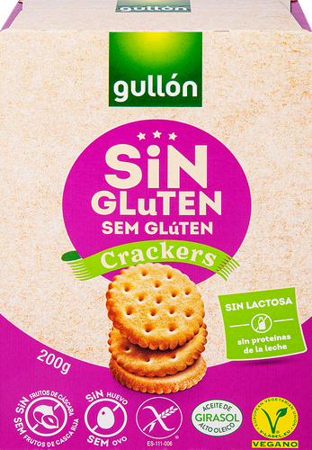 Gullón Крекер безглютеновый хрустящий Crackers