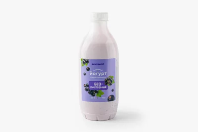 ВкусВилл Йогурт питьевой безлактозный "Черная смородина"