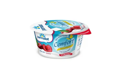 Parmalat Йогурт Parmalat Comfort вишня безлактозный 2,9% 130 г