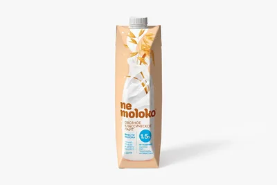 Nemoloko Напиток овсяный Nemoloko классический лайт 1,5% 1 л