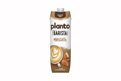 Planto Напиток миндальный Planto Almond Barista обогащенный кальцием 1,2% 1 л