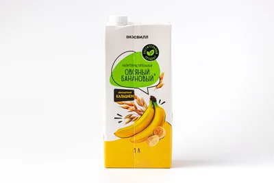 ВкусВилл Напиток растительный "Овсяный банановый" обогащ. кальцием