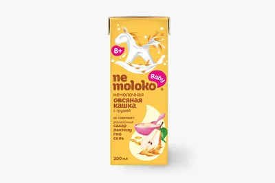 Nemoloko Каша безмолочная Nemoloko Овсяная с грушей с 8 месяцев 200 мл