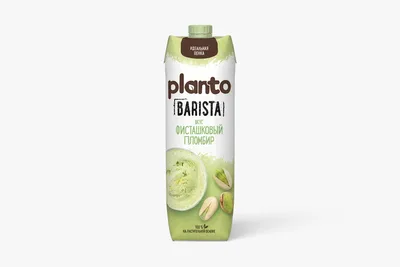 Planto Напиток соевый Planto с фисташками и кешью со вкусом фисташковый пломбир 0,8% 1 л