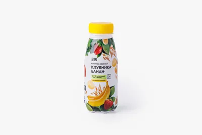 ВкусВилл Напиток овсяный клубника-банан