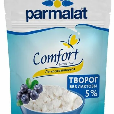 Parmalat Творог Пармалат (Parmalat) Комфорт (Comfort) рассыпчатый безлактозный 5% 260 г