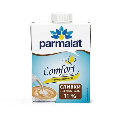 Parmalat Сливки Parmalat Комфорт (Comfort) безлактозные ультрапастеризованные 11% 500 г