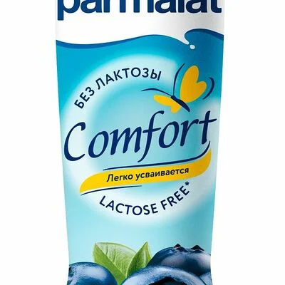 Parmalat Биойогурт питьевой Пармалат (Parmalat) Комфорт (Comfort) безлактозный с голубикой 1.5% 290 г