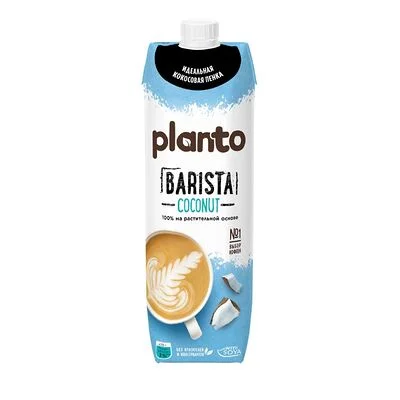 Planto Напиток кокосовый Planto Barista с соей 1 л