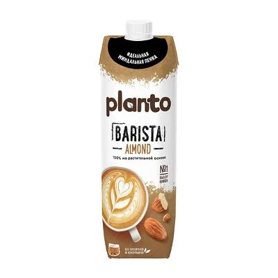 Planto Напиток миндальный Planto Бариста (Barista) обогащенный кальцием 1 л