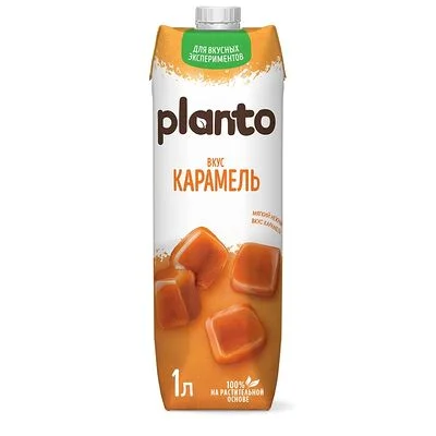 Planto Напиток соевый Planto Карамель 1 л дизайн упаковки в ассортименте