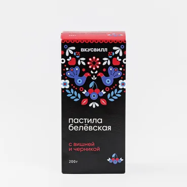 Белёвская Пастила Пастила белевская с вишней и черникой