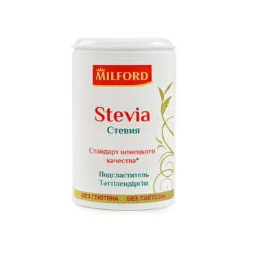Milford Подсластитель Milford Стевия в дозаторе 370 таблеток,1 уп