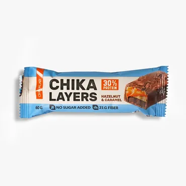 Chikalab Батончик протеиновый Chikalab Chika Layers Лесной орех с карамелью 60 г