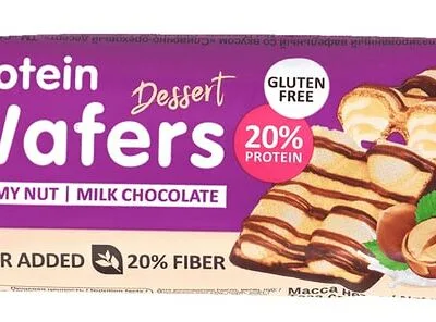 Chikalab Батончик Чикалаб (Chikalab) Белковые вафли (Protein Wafers) двойной Cливочно-ореховый десерт 40 г