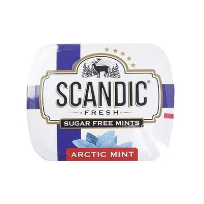 Scandic Конфеты Скандик (Scandic) Свежесть (Fresh) Арктическая мята без сахара 14 г