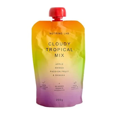 Nutrino Lab Пюре Nutrino Lab Яблоко манго маракуйя банан без сахара 200 г