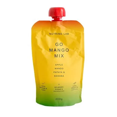 Nutrino Lab Пюре Nutrino Lab Яблоко манго папайя банан без сахара 200 г